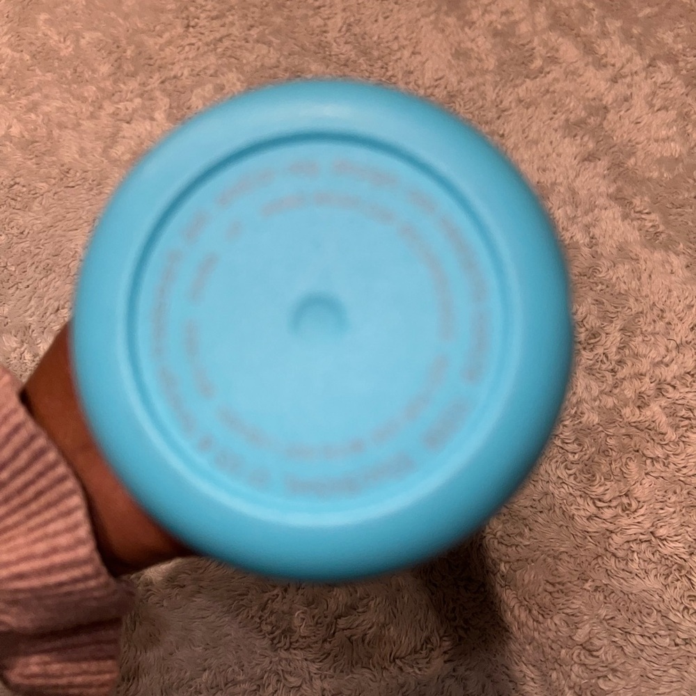 OWALA Blender Bottle FreeSip 32oz Stainless Steel Water Bottle -Turquoise & Red - Picture 4 of 14